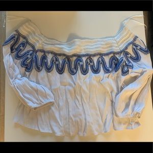 Drop shoulder top by guess